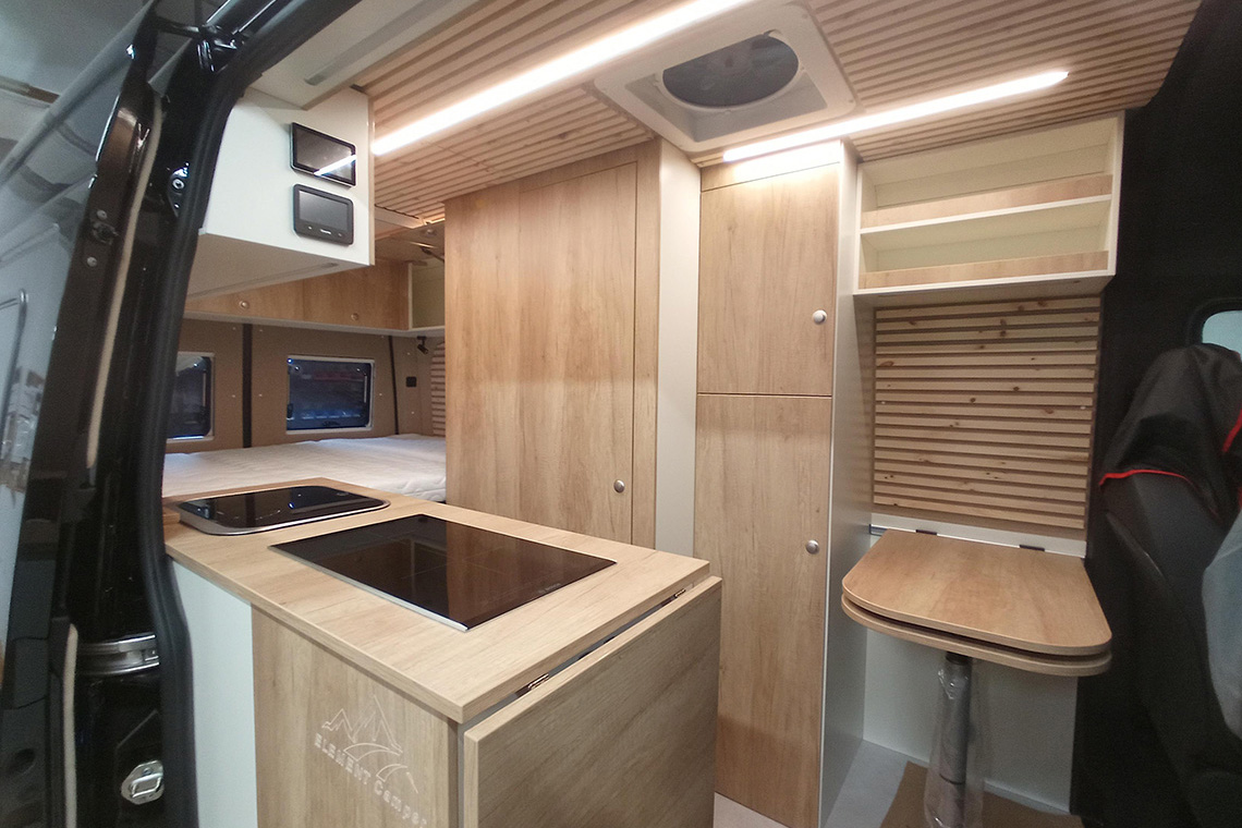 Erweiterbare Küchenfläche